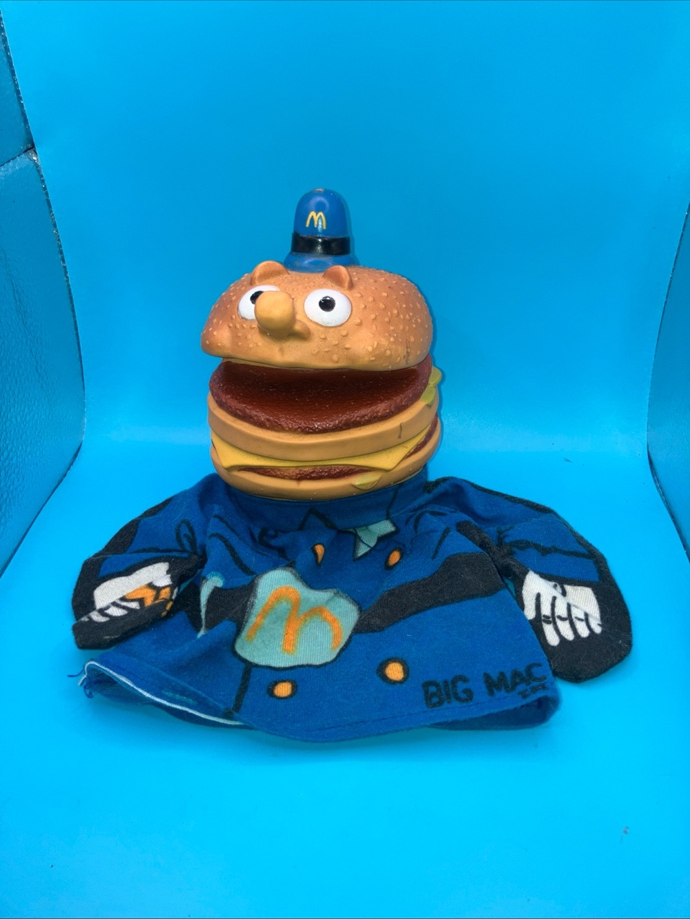 McDonald's Police Officer Big Mac Hand Puppet Vintage